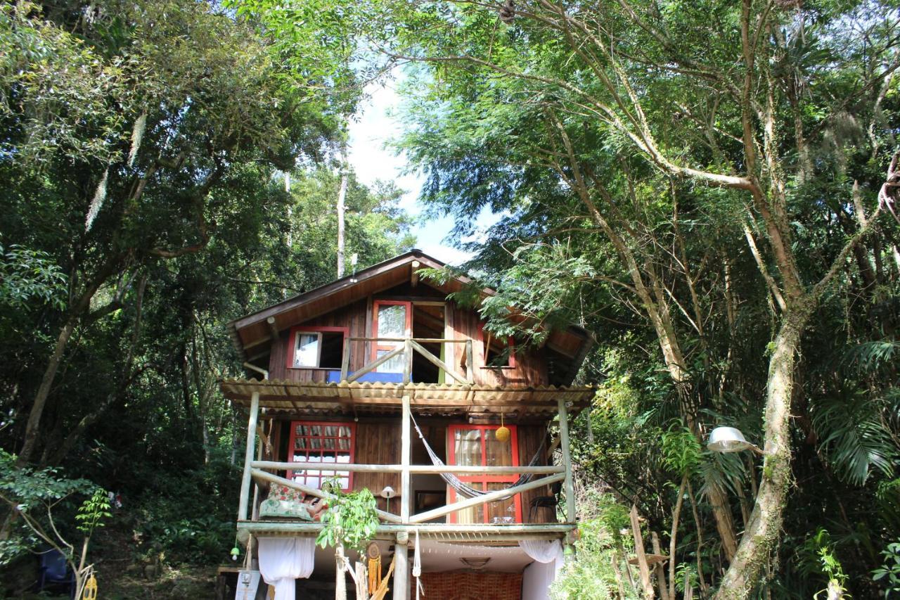 Guarda do Embaú Cabana Magica Praia E Floresta, Vale Da Utopia, Pinheiraヴィラ エクステリア 写真